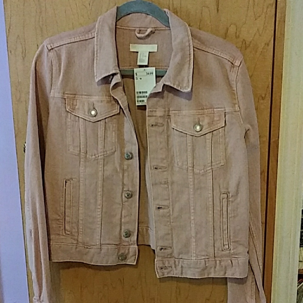 Pink Denim Jacket